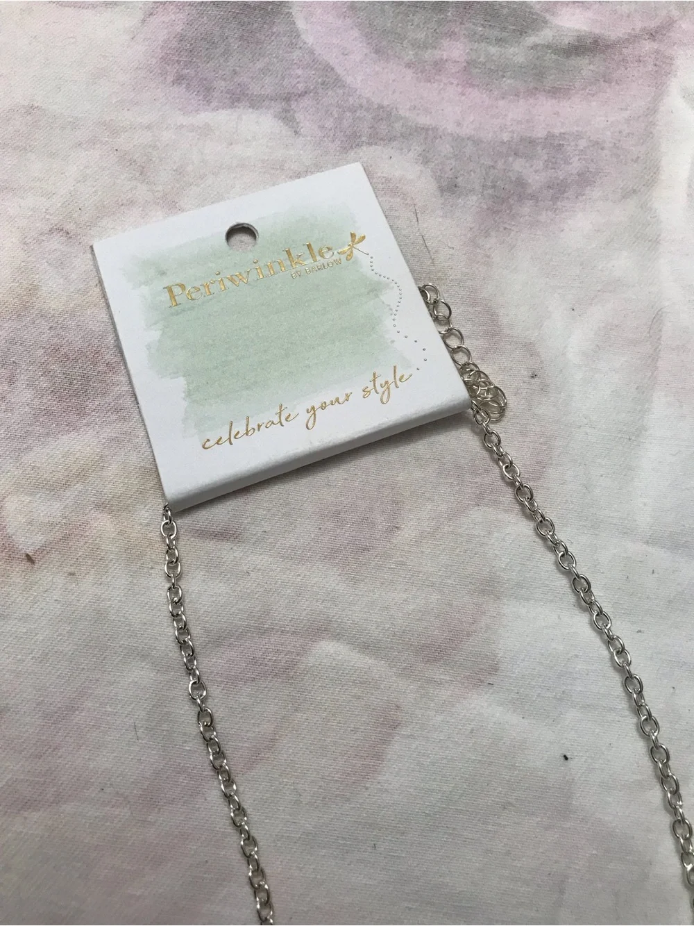 Periwinkle by Harlow Silver Tone Mermaid Core Pendant Sea Ocean Necklace 16”
